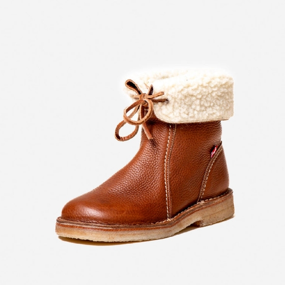 Duckfeet  Arhus Ankle Nut Wool Lined  Boots Size 39 UE US 8-8.5 US Womans - Picture 1 of 14